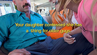 Daddy's Girl Can't Hide Her Craving for Mature Love'