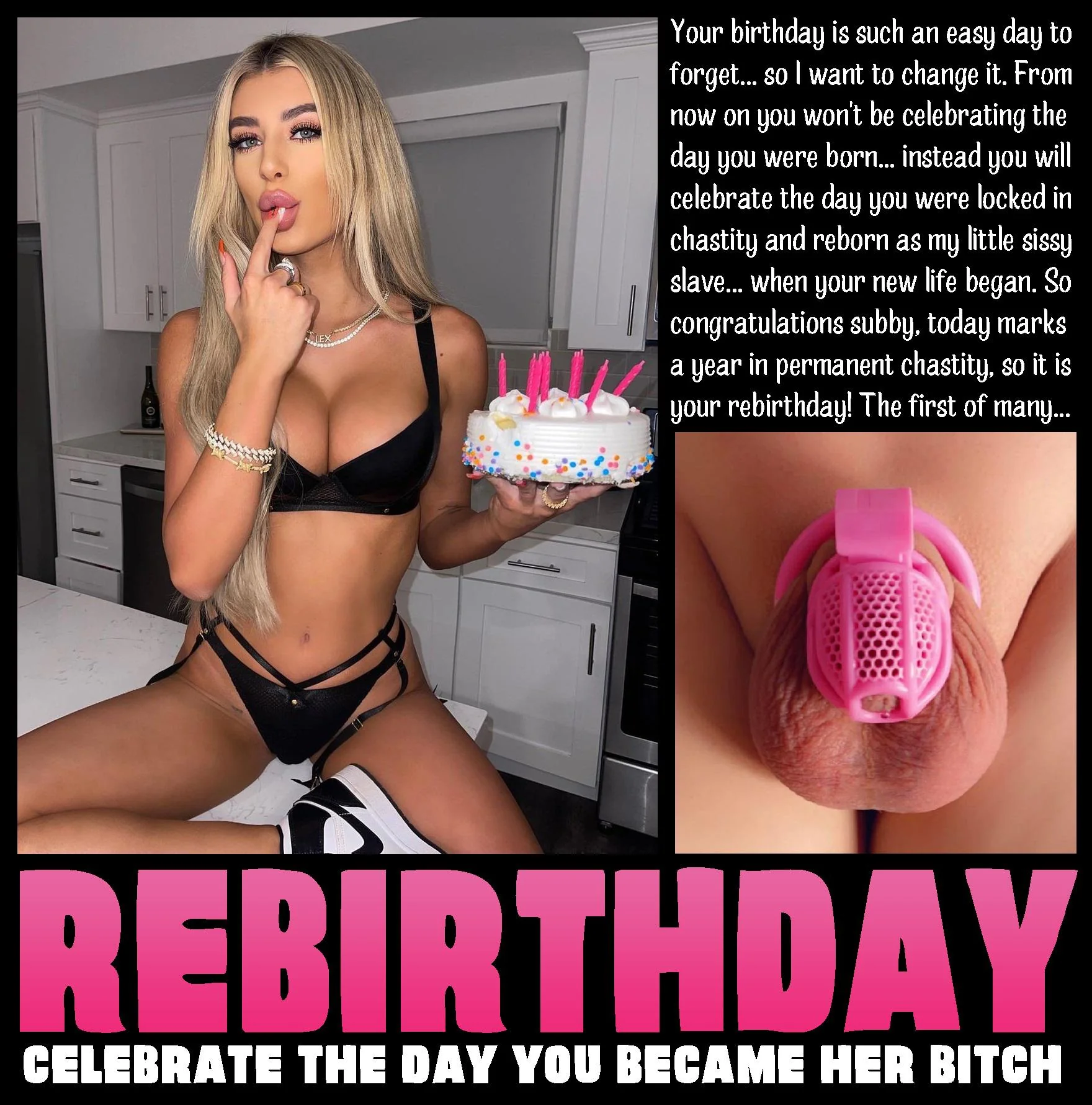 Locked for Eternity: A Femdom's Dream Come True picture 1 of 1