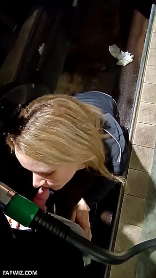 She Sucked Him Off at the Gas Station - Amateur, Ass, Cumshot'
