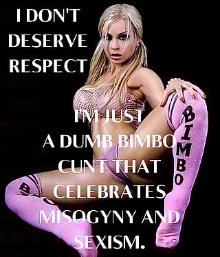 Stupid sluts crave nothing but our hard dicks'