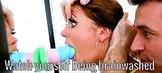 Watch yourself become a filthy braindead whore'