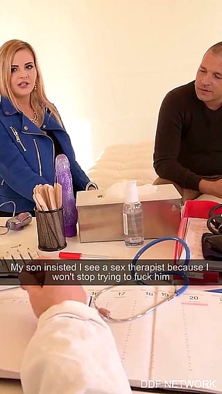 Shocking Therapy Session Turns Wild Between Step-Mom and Her Boy'