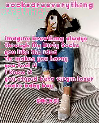 Divine Sock Worship for Beta Losers'