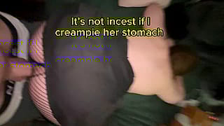 Filthy Sis Spreads for Brother's Load'