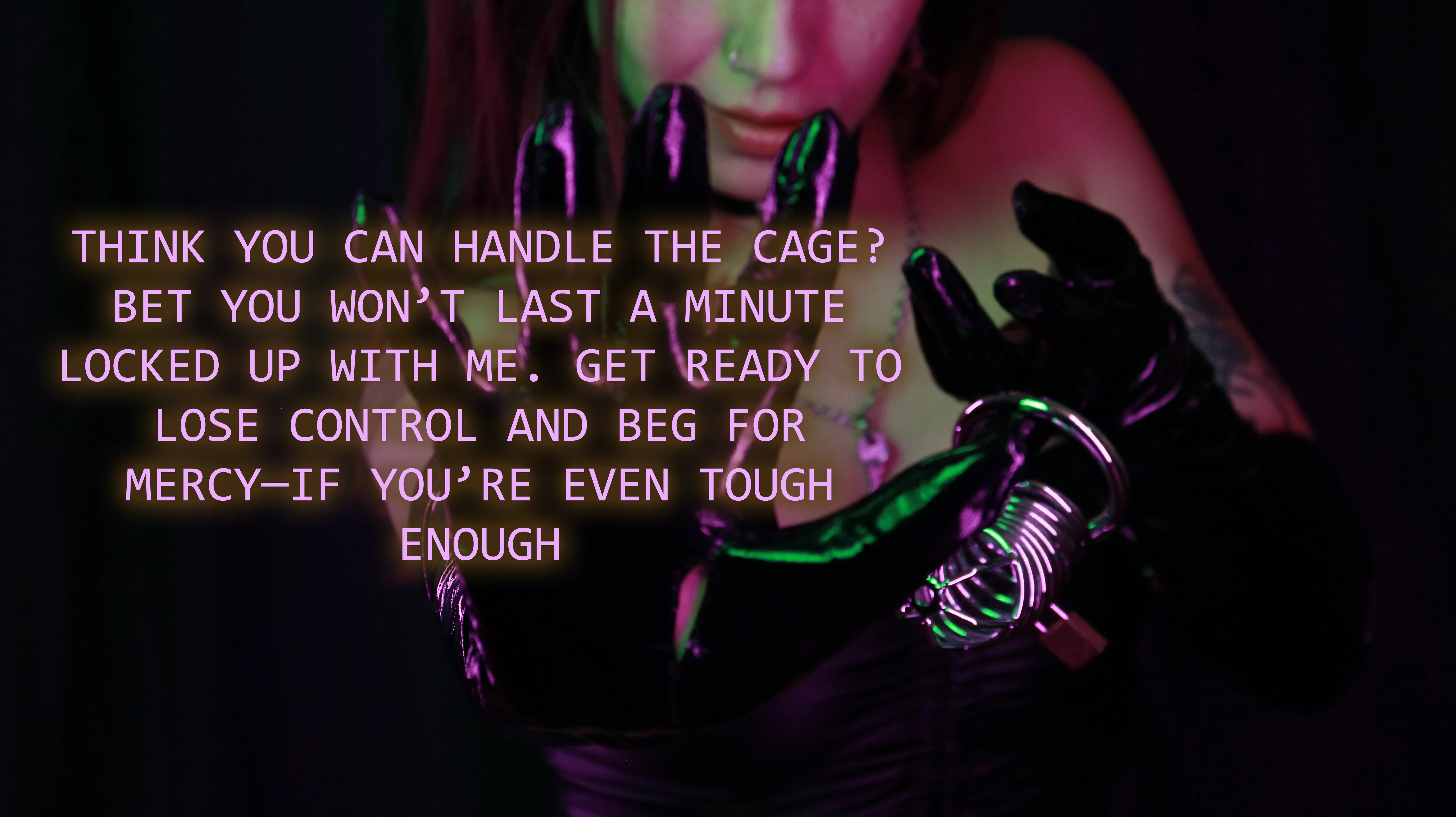 Dare to Be Dominated? The Cage Awaits Your Submission. picture 1 of 1
