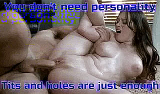 Dumb Bimbo Brainless Fucktoy'