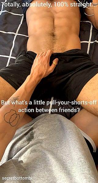 Short & Sassy: Teasing in Tiny Trunks'