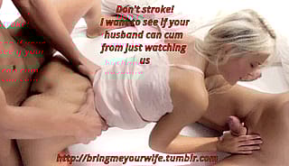 Watch Your Wife Take It Rough While You Jerk Off Pathetically'