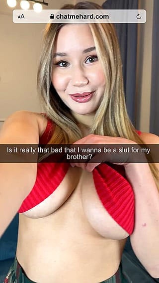 Sibling Seduction: Blonde Bombshell's Big Tits Tease'