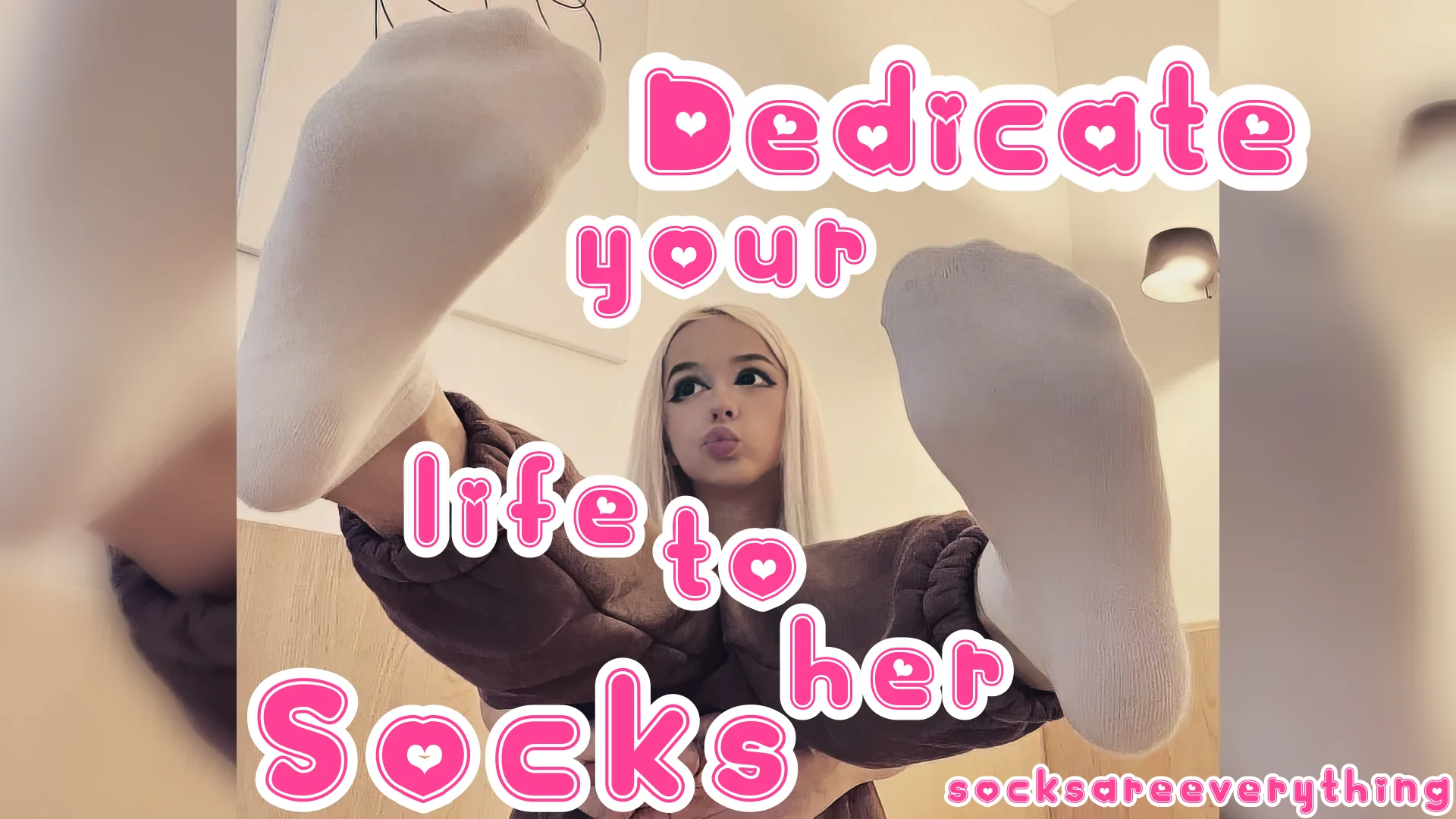 Kneel & Worship My Socks, Beta Boy! Your Life's Purpose Is To Serve My Feet! picture 1 of 1