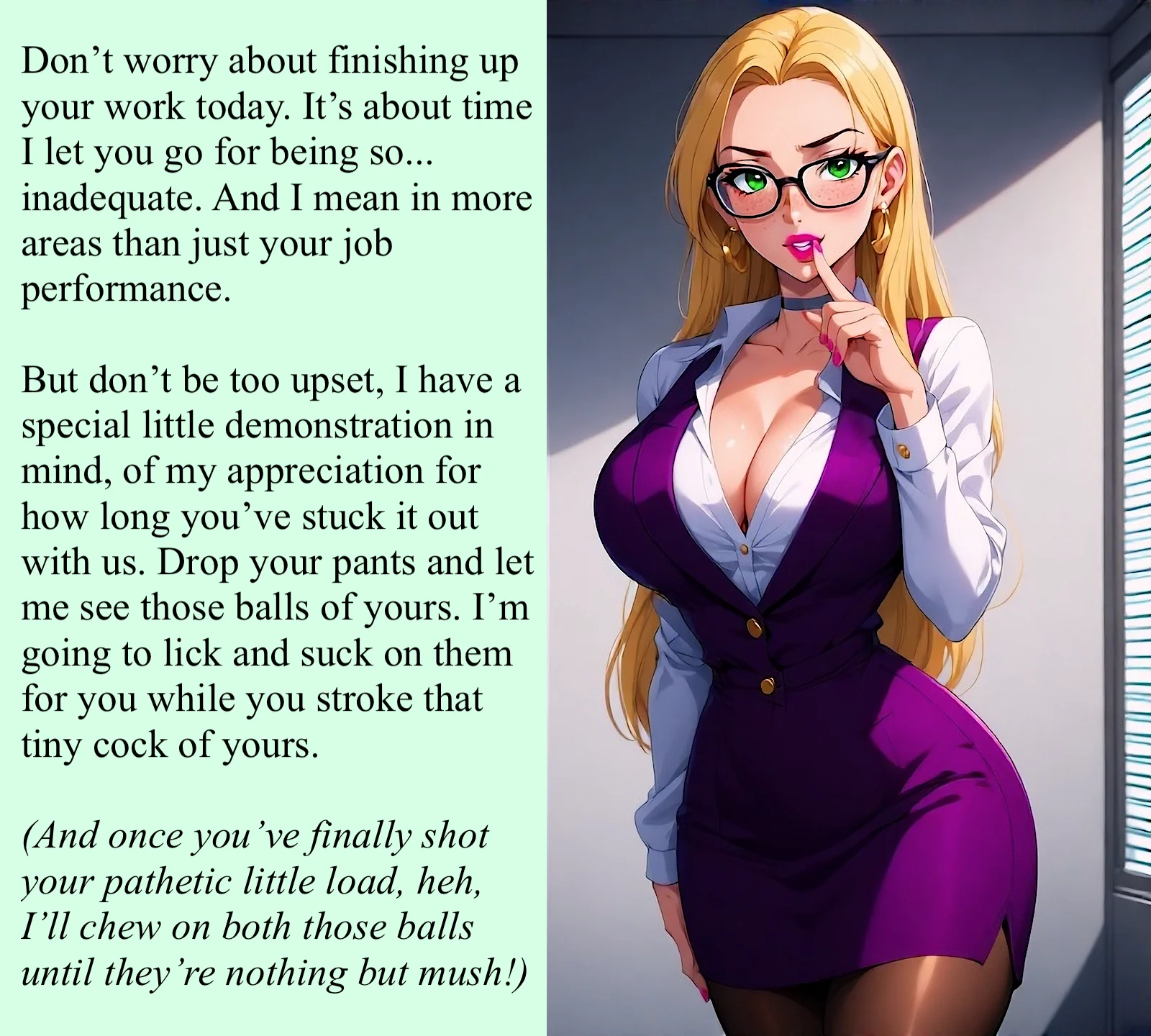 Your Boss's Kinky Final Act Before Showing You the Door... [AI Hotness] picture 1 of 1