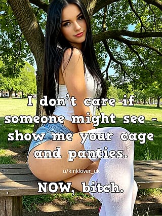 Bowing Down to Her Majesty's Desires [ImageFap: kinklover_uk]'