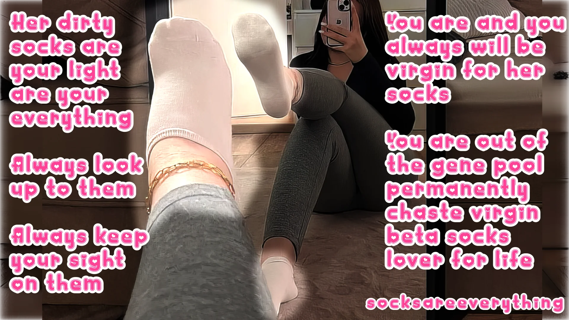 Pathetic Virgins Obsessed with Socks – Know Your Place, Losers! picture 1 of 1