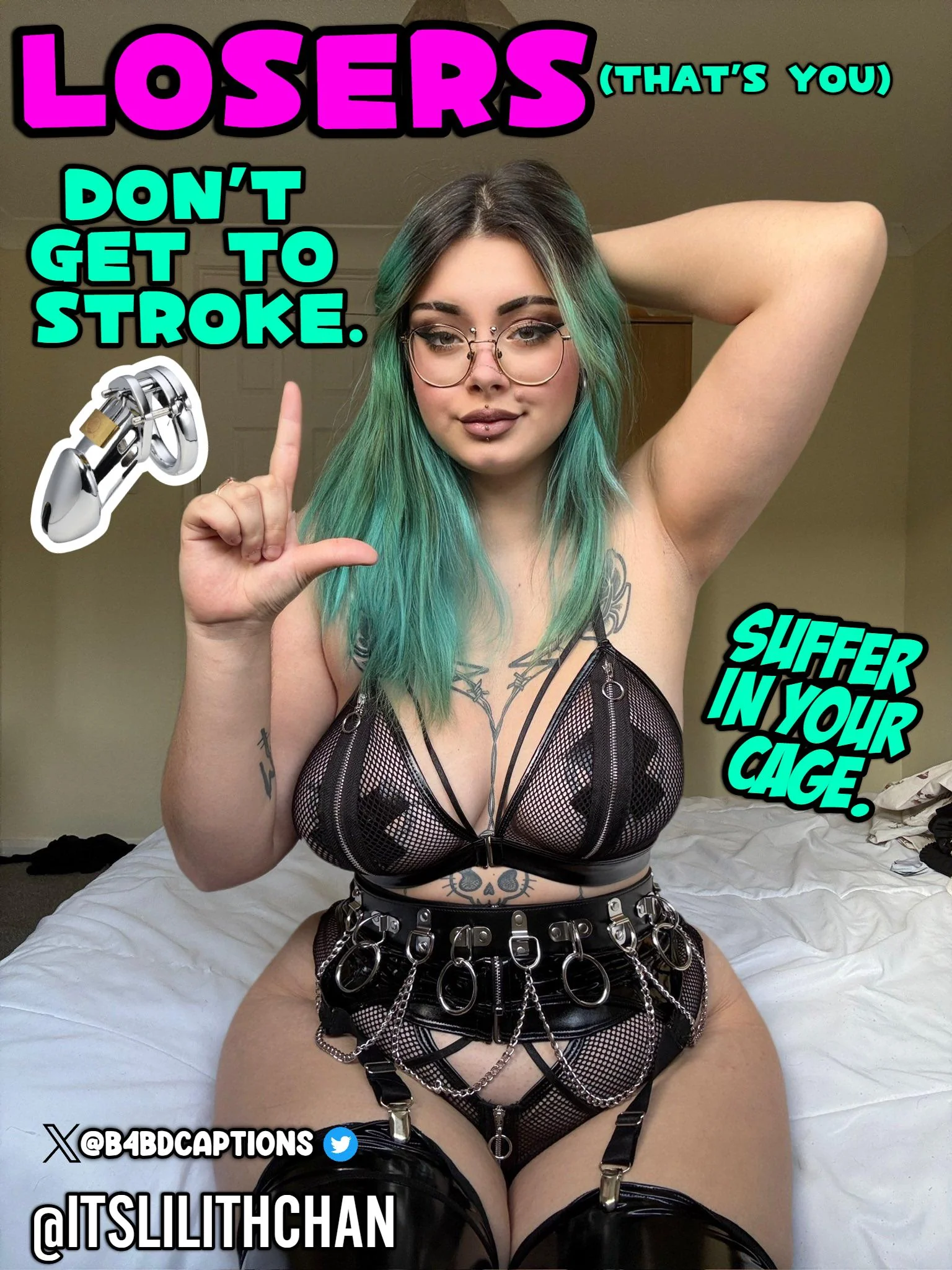 Losers Like You Don't Get to Cum picture 1 of 1