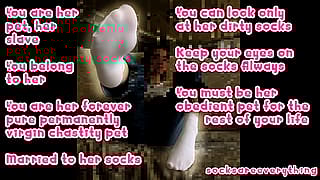 Eternal Pussyfree Beta Bows to Sock Goddess'