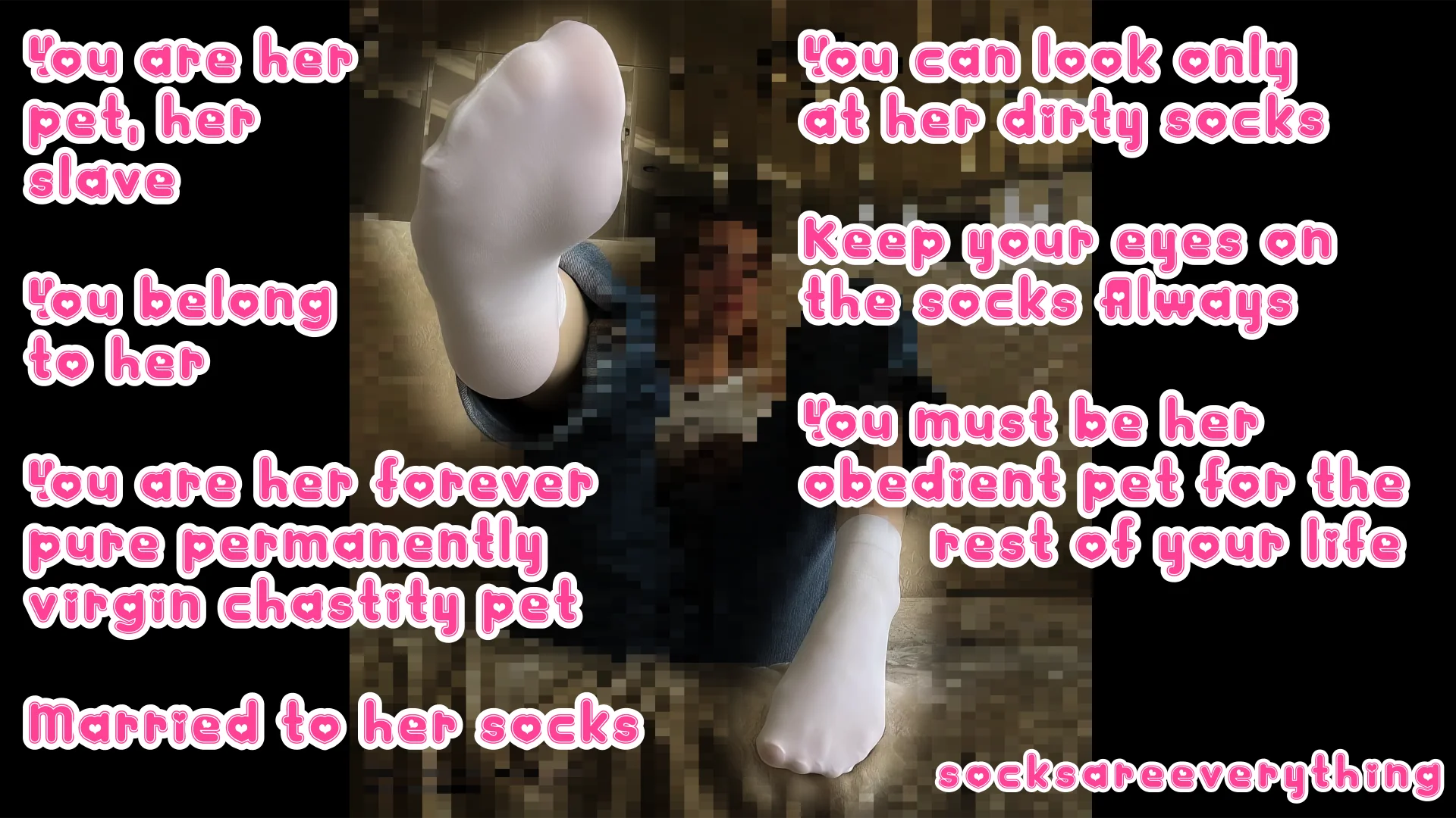 Divine Socks Domination: Eternal Chastity for Beta Losers picture 1 of 1