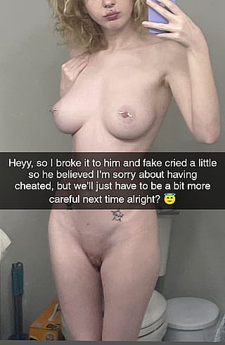 Oops! She Forgot to Hide the Evidence'
