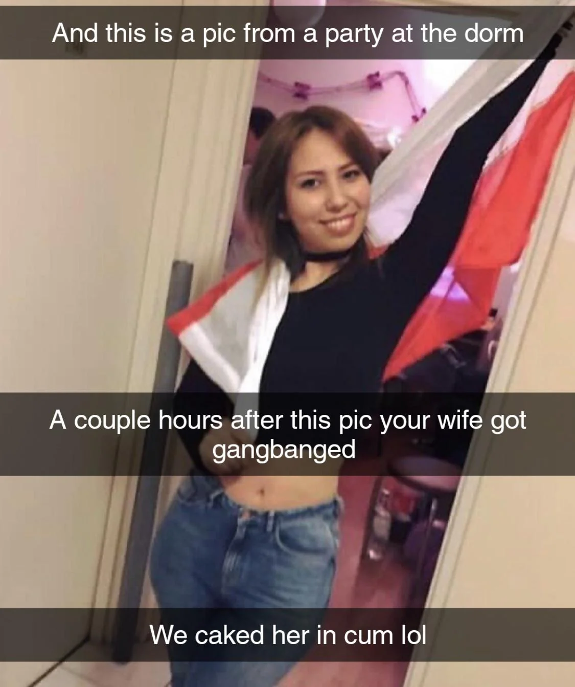 Your buddy shows you a bit of your wife's past picture 1 of 1