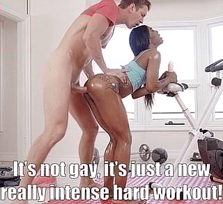 Gym Bros Get Sweaty & Steamy in a No-Gay Just Gains Session'