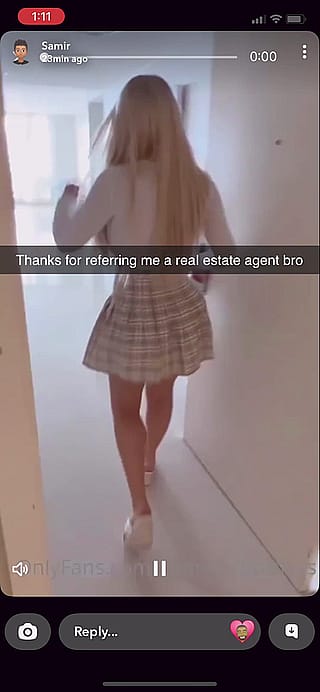 Saucy Estate Agent Blonde Uses More Than Just Her Mouth To Seal The Deal'