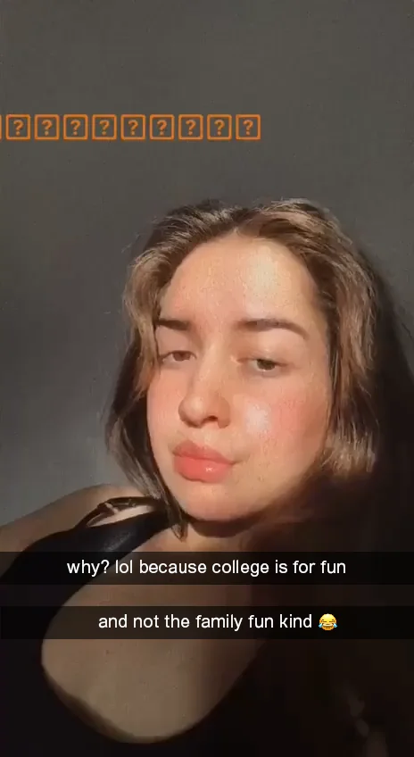 Helping Your Cousin in College - Snapchat Story picture 2 of 12