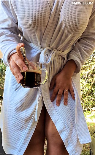 Outdoor Morning Coffee: The Best Kind'