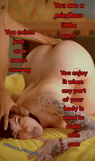Just a Dumb Cumdumpster Begging for a Facial'