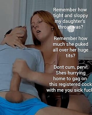 Hurry the fuck up, your throat's got a date with destiny.'