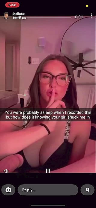 Sneaky GF Gets Filled With Stranger's Cock While You Snore'