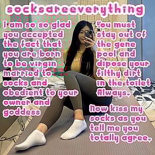 Forever Pussyfree in Socks? Beta Loser's Dream Come True!'