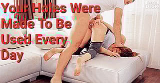 Get on Your Knees and Serve Like the Dirty Slut You Are'