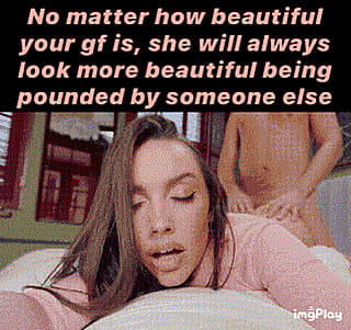 Stunning Goddess Takes All in Front of Her Cuck'