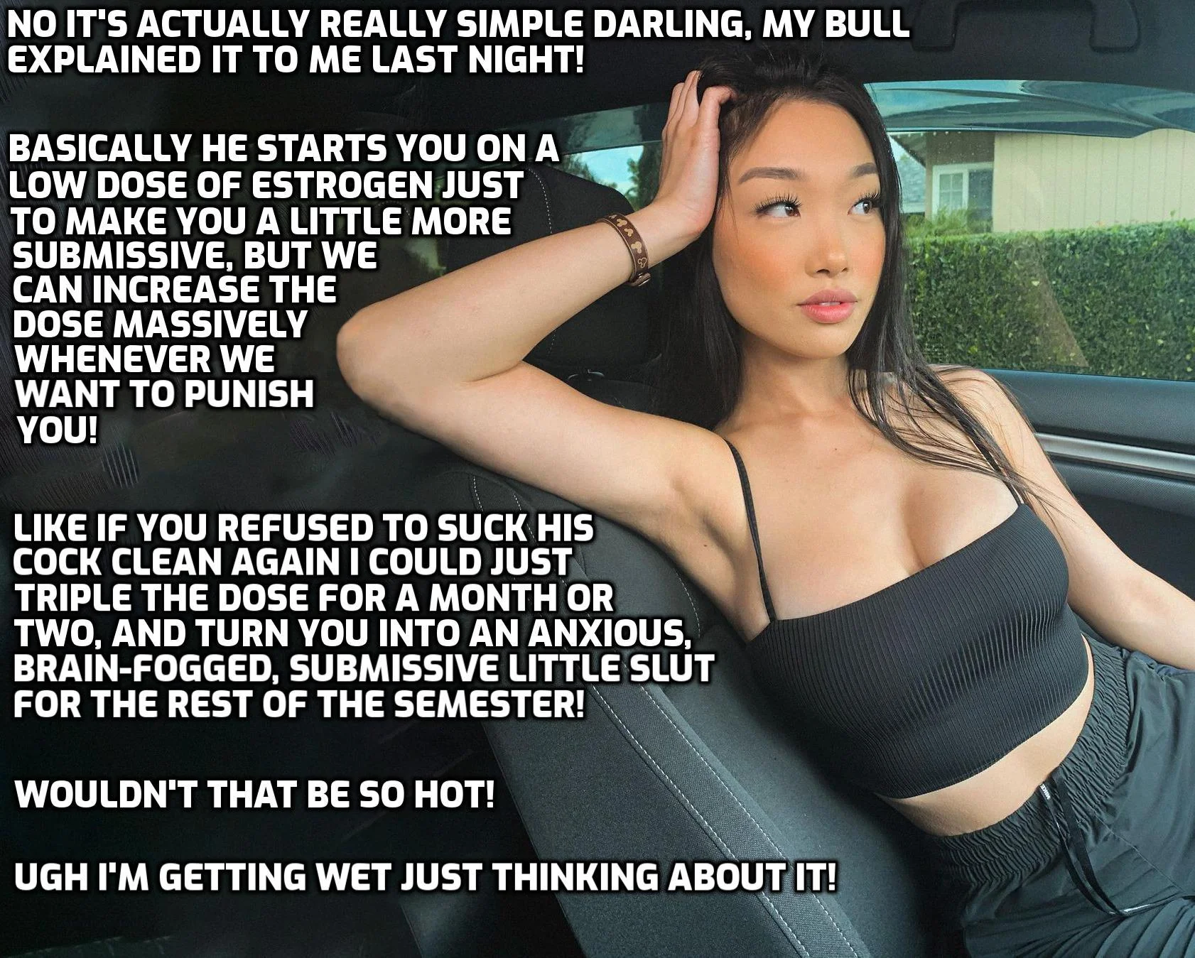 Dominate Asian Queen Crushes Your Ego [FEMINIZATION] [Nubsimp's Dream] picture 1 of 1