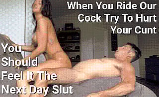 Ride Me Till You Can't Walk Straight, Slut'