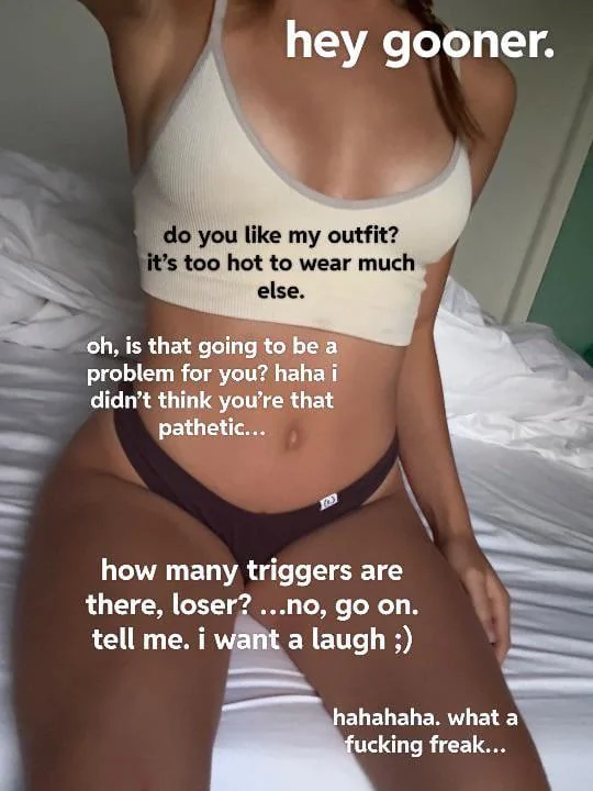 Lock that pathetic nub up, it's time for permanent chastity, you horny little bitch picture 1 of 1