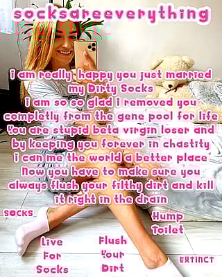 Worship My Divine Scent, Beta Bitch - Lick My Filthy Socks and Know Your Place!'