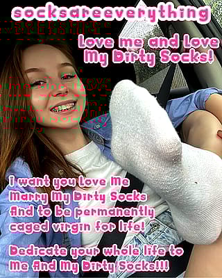 Pathetic Beta Pussyfree Loser Pledged to Worship My Filthy Socks Forever'