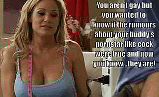 Proof you ain't straight when daddy's cock hits that spot deep inside'