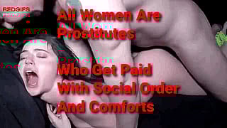 Time to Serve Up the Filthy Goods, Dumb Sluts'