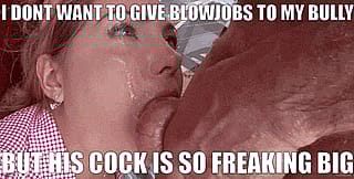 She Can't Resist Her Bully's Monster Cock'