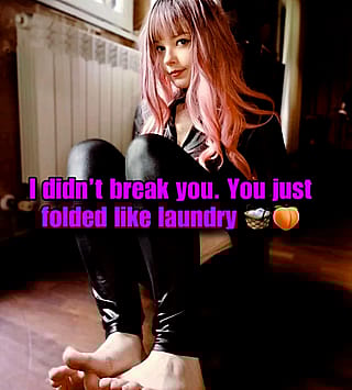 Bend over and take it like a good slut'