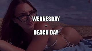 Your Wife's Filthy Beach Bang Session - Double Stuffing and Cum Gargling'