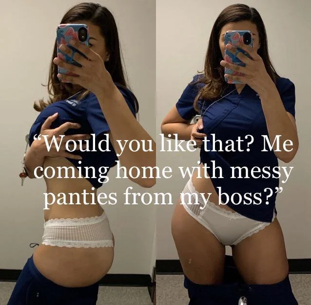 Your wife's getting railed at the office while you're home alone picture 1 of 1