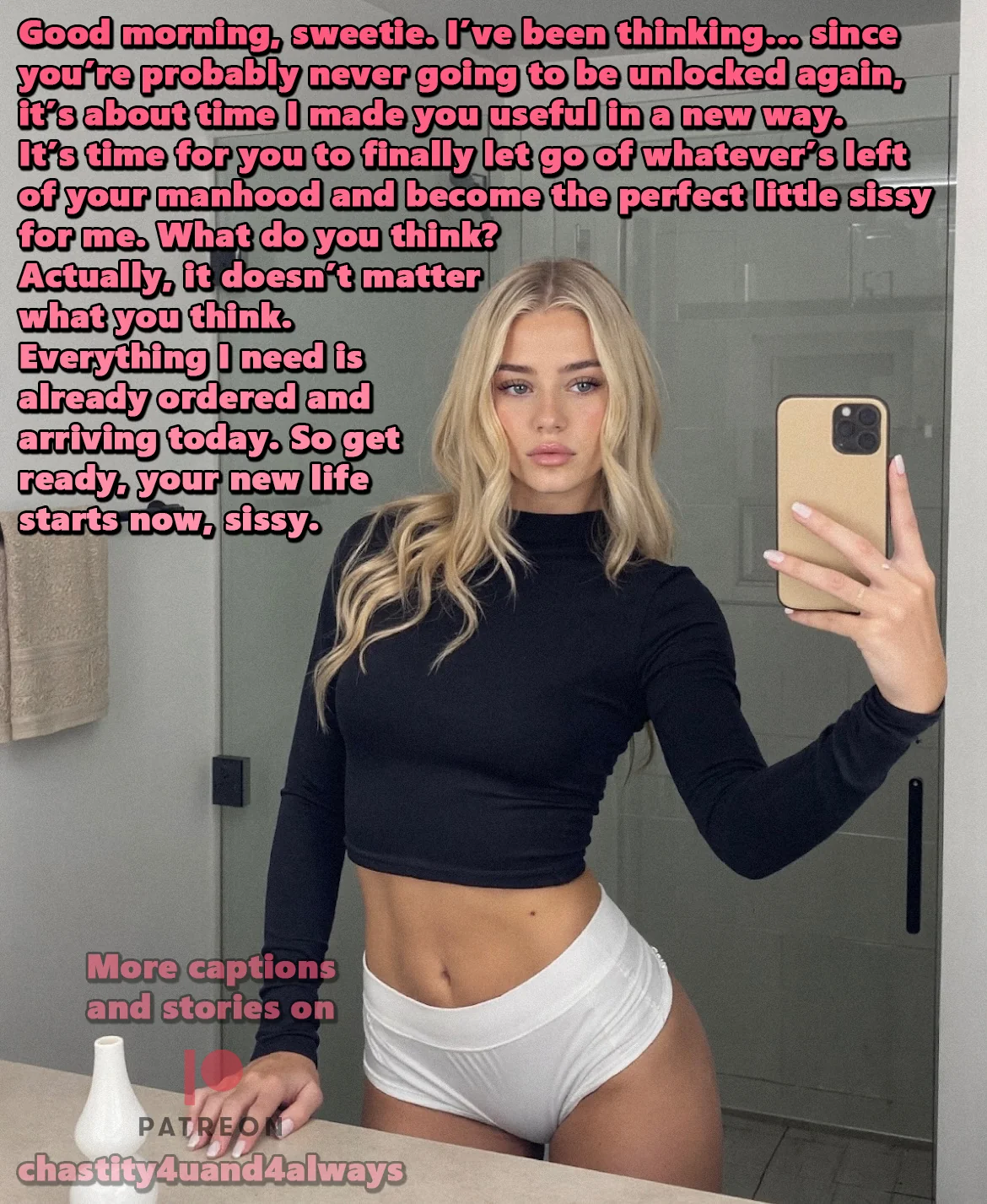 Submit to Your New Life as a Sissy Slut picture 1 of 1