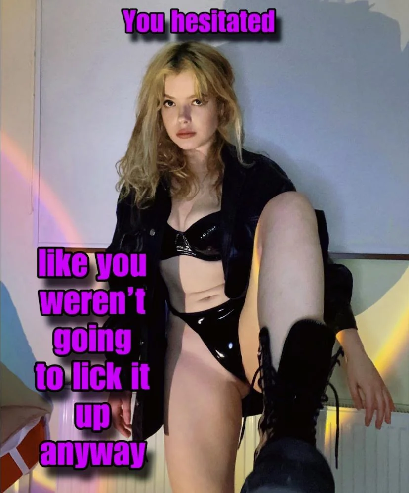 You gonna slurp that slop up like a good slut [OC] picture 1 of 1