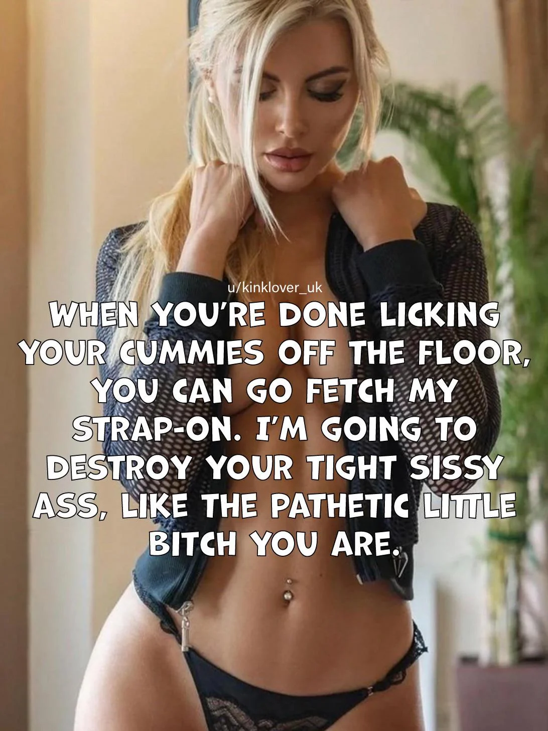 Kneel and worship her superior pussy, beta bitch picture 1 of 1