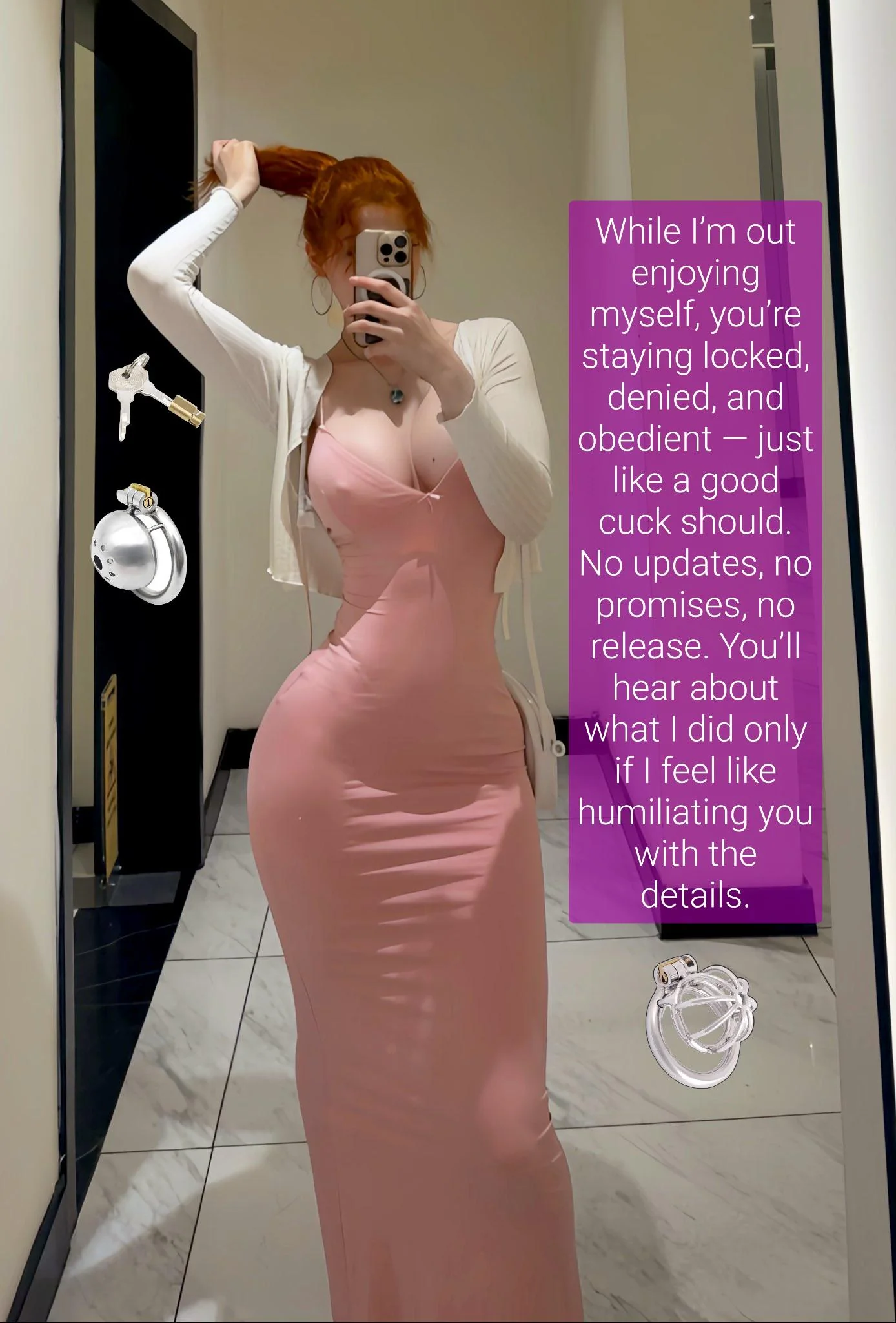 Locked & Loaded: Your Clit's Gonna Scream for Release This Locktober, Bitch! picture 1 of 1