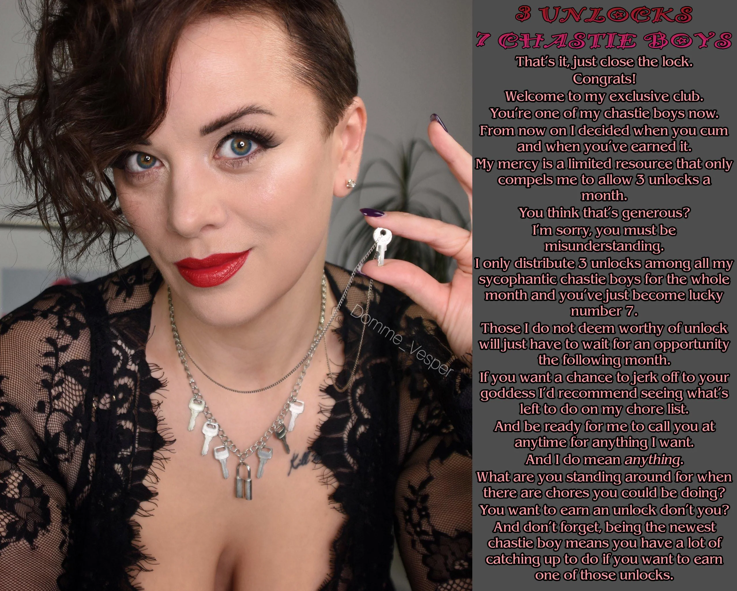 3 Keys Unlocked, 7 Wankers Begging for Release picture 1 of 1