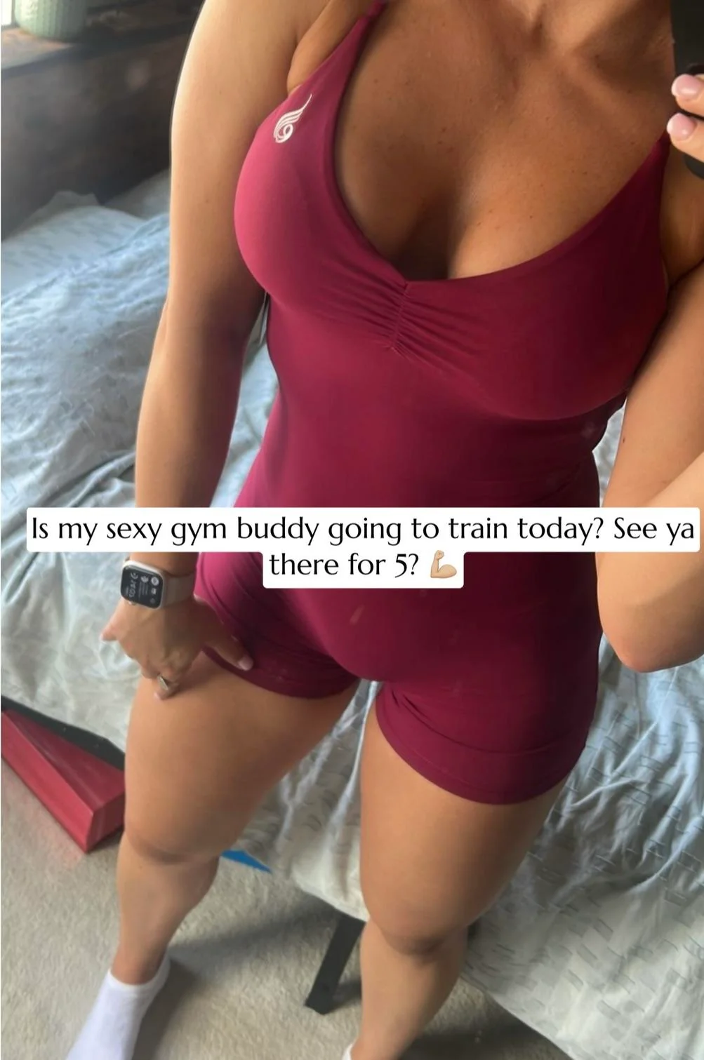 Why your gym slut spends all her time getting stretched and stuffed picture 3 of 11