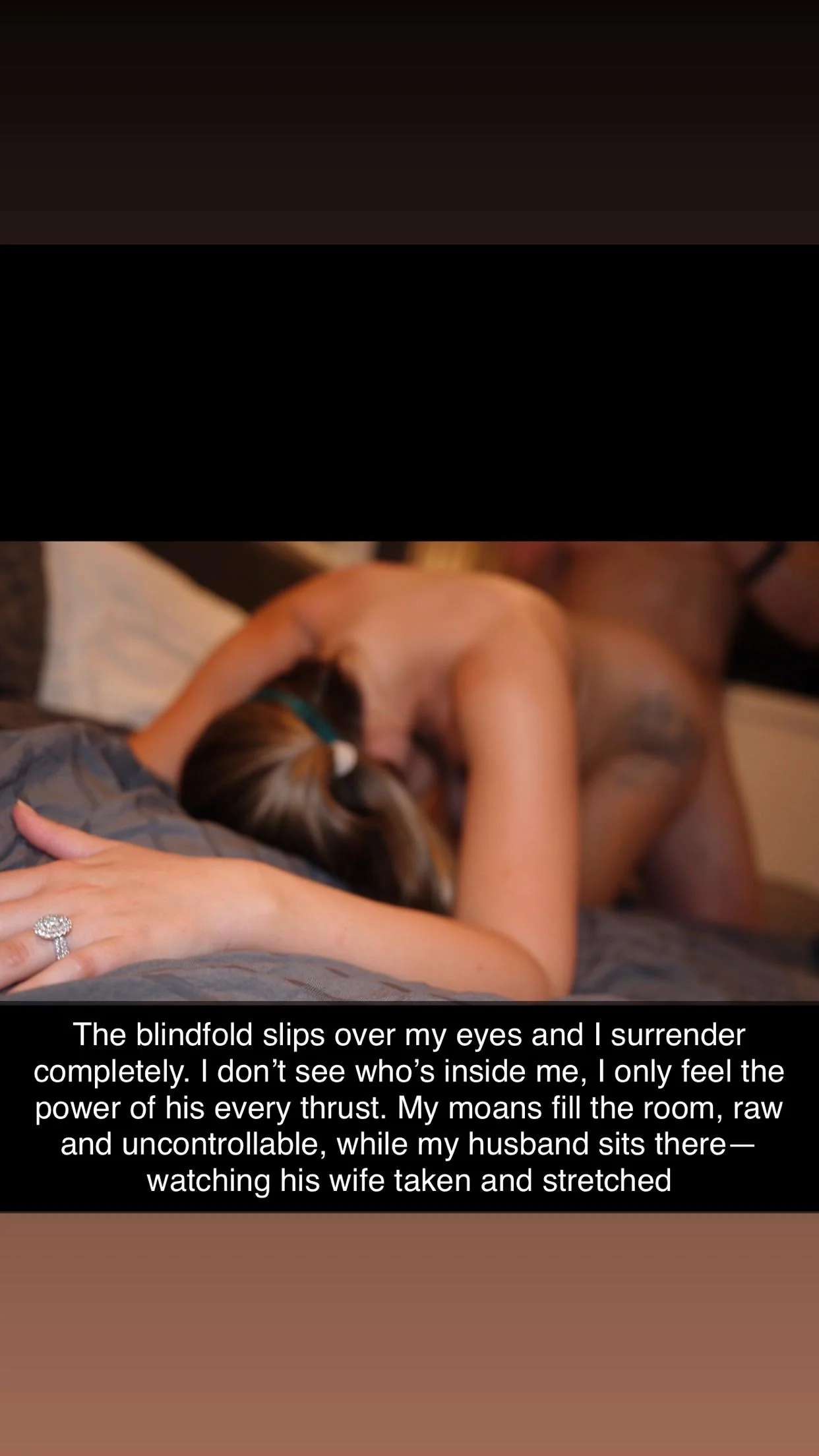 Blindfolded Betrayal: Watch Her Take a Stranger While Hubby's Powerless picture 1 of 1
